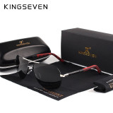 KINGSEVEN Men Vintage Aluminum Polarized Sunglasses Classic Brand Sun glasses Coating Lens Driving Eyewear For Men/Wome