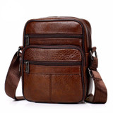 Genuine Leather Crossbody Men Messenger Bag Hot Sale Male Small Man Flap Fashion Shoulder Bags Men's Travel New Handbags