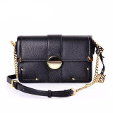Genuine Leather Handbags for Girls Bag with Chain Leather Shoulder Bag Ladies Handbags Purse Women Bolsa Feminina