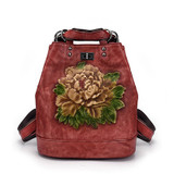 New leather retro shoulder bag multifunctional backpack single shoulder casual fashion women's bag