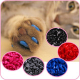 100 pcs - Cats Kitten Paws Grooming Nail Cap