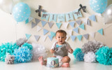 Baby Boy Clothes Light Grey Vest Suspender Bow Tie Set