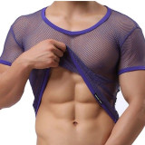 Mesh Short Sleeve Tee (Multiple Colors)