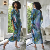 Cover Up Chiffon Swimsuit Beach Kaftan