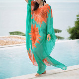 Cover Up Chiffon Swimsuit Beach Kaftan