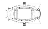 【Architecture CAD Projects】Stadium Design CAD Blocks,Plans,Layout V1