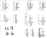 ★【Parapet Details-Autocad Blocks,details Collections V1】All kinds of Parapet Details Design CAD Drawings