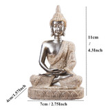 VILEAD 11cm Nature Sandstone India Buddha Statue Fengshui Sitting Buddha Sculpture Figurines Vintage Home Decor Use for Aquarium VILEAD 11cm Nature Sandstone India Buddha Statue Fengshui Sitting Buddha Sculpture Figurines Vintage Home Decor Use for Aquarium