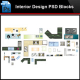 ★Photoshop PSD Blocks-Interior Design PSD Blocks -Kitchen facilities PSD Blocks