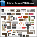 ★Photoshop PSD Blocks-Interior Design PSD Blocks -Sofa PSD Blocks