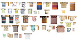 ★Photoshop PSD Blocks-Interior Design PSD Blocks-Bed PSD Blocks V2