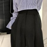 Trouser For Women High Waist Causal Loose Wide Leg Pants Female 2020 Autumn Korean Fashion Elegant Tide