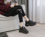 Casaul Shoes Woman High Platform Sneakers Women New 2020 Spring Female Shoes Black White Sneakers For Women Breathable 40