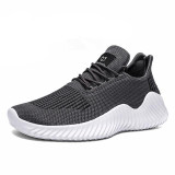 Comfortable Casual Shoes Men Breathable Walking Shoes Lightweight Sneakers Black Footwear Men Lace Up Running Shoes Men Big Size
