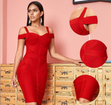 Off Shoulder Bodycon Bandage Dress Women Sexy Wine Red Spaghetti Strap Club Dress Vestidos Celebrity Evening Party Dresses Off Shoulder Bodycon Bandage Dress Women Sexy Wine Red Spaghetti Strap Club Dress Vestidos Celebrity Evening Party Dresses