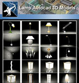 ★AutoCAD 3D Models-Lamp Autocad 3D Models