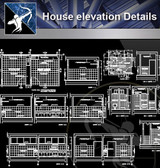 【Architecture Details】House elevation details