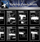 【Architecture Details】Exteriors Panels details