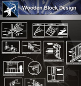 【Wood Constructure Details】Wooden Block Design
