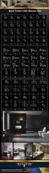 ★Interior Design CAD Blocks -Toilet CAD Blocks