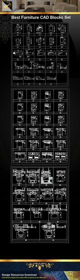 ★Interior Design CAD Blocks -Furniture CAD blocks set