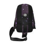 Lost in Midnight Charcoal Stars Chest Bag (Model 1678)