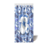 Blue Dogwood Flowers Shower Curtain 36"x72"