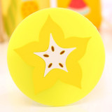 10PCS Coaster Fruit Shape Silicone Cup Pad Slip Insulation Mat Drink Holder