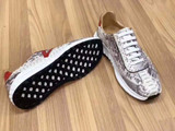 Latest Genuine real genuine python skin men shoe nature beige color high end quality snake skin sneaker for men cow skin lining