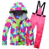 Winter Ski Suit Women Brands High Quality Ski Jacket and Pants for Women Warm Waterproof Windproof Skiing and Snowboarding Suits