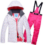 Winter Ski Suit Women Brands High Quality Ski Jacket and Pants for Women Warm Waterproof Windproof Skiing and Snowboarding Suits