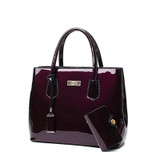 Luxury Patent Leather Bags Women Handbags Shoulder Tote Bag Female Messenger Crossboday Bags Famous Brand Set Sac A Main Femme