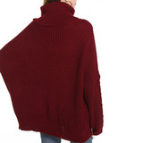 Women Harajuku Solid Pullover High Collar Knit Sweater Versatile Long Sleeve Sweater Female Streetwear Casual Autumn Winter Women Harajuku Solid Pullover High Collar Knit Sweater Versatile Long Sleeve Sweater Female Streetwear Casual Autumn Winter