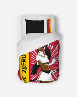 Black Anime Twin Duvet Cover Set