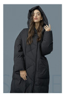 S- 7XL plus size Winter oversize Warm Duck down coat female X-Long Down Warm Jacket Hooded Cocoon style thick warm Parkas