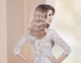 Appliques Lace Trumpet Bridal Gowns Vestido De Noiva Sereia Buttons Up Back Floor Length Half Sleeve Mermaid Dresses Elegant