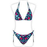 Push Up Sexy Bikini 2020 New Micro Swimwear Women Print Floral Bikini Set Swimsuit Swimming For Suit Beachwear Biquini Two Piece