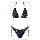 Push Up Sexy Bikini 2020 New Micro Swimwear Women Print Floral Bikini Set Swimsuit Swimming For Suit Beachwear Biquini Two Piece