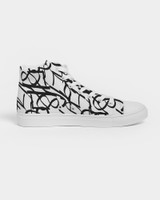 Numbers Women's Hightop Canvas Shoe