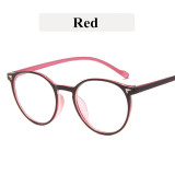 KOTTDO Retro Plastic Oval Prescription Computer Glasses Frame Women Round Vintage Myopia Eye Glasses Frames Men Eyewear Frame