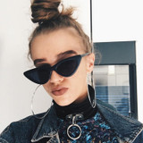 KOTTDO 2018 New Cute Fashion Sexy Ladies Cat Eye Sunglasses Women Brand Designer Clear Glasses Sun Glasses for Female UV400