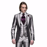 Latest Coat Pant Design 2018 Italian Slim Fit Plaid Formal Suit Wear Groom Tuxedo Groomsmen Wedding Dinner Party Suit Bridegroom