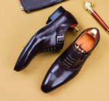 QYFCIOUFU 2019 Mens Italian Dress Shoes Genuine Leather Handmade  Men Monk Shoe Office Formal Wedding Party Mens Oxford Shoes QYFCIOUFU 2019 Mens Italian Dress Shoes Genuine Leather Handmade  Men Monk Shoe Office Formal Wedding Party Mens Oxford Shoes