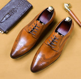 QYFCIOUFU Italian Men's Shoes Genuine Leather Luxury Brand Handmade Oxford Shoes Office Formal Party Wedding Mans Dress Shoes QYFCIOUFU Italian Men's Shoes Genuine Leather Luxury Brand Handmade Oxford Shoes Office Formal Party Wedding Mans Dress Shoes