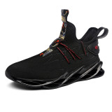 Reflective Blade Warrior Men Sneakers Shock Absorption Cushioning Running Shoes for Men Breathable Sports Athletic Jogging Shoes