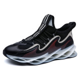 Reflective Blade Warrior Men Sneakers Shock Absorption Cushioning Running Shoes for Men Breathable Sports Athletic Jogging Shoes