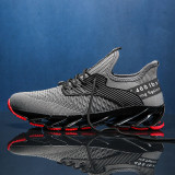 Reflective Blade Warrior Men Sneakers Shock Absorption Cushioning Running Shoes for Men Breathable Sports Athletic Jogging Shoes