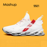 Reflective Blade Warrior Men Sneakers Shock Absorption Cushioning Running Shoes for Men Breathable Sports Athletic Jogging Shoes