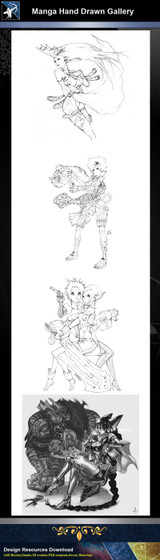★ Anime and Manga Hand Drawn Gallery