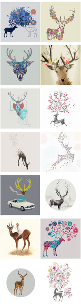 ★Download Deer Vector AI Files